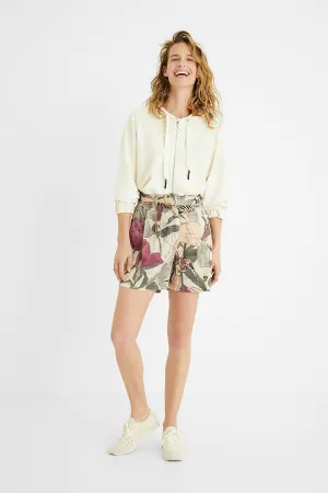 Flowers Trouser Shorts - DG8