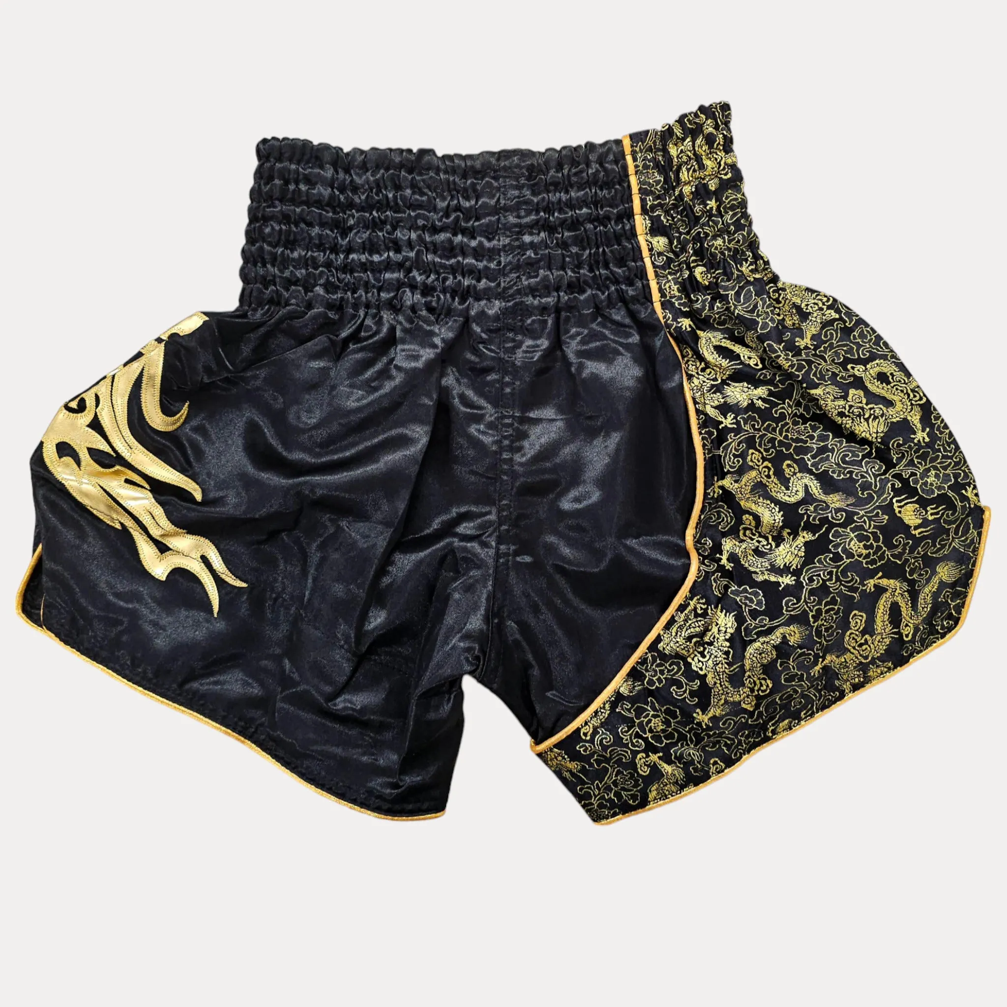 Fluory Gold Leaf Adult Muay Thai Shorts