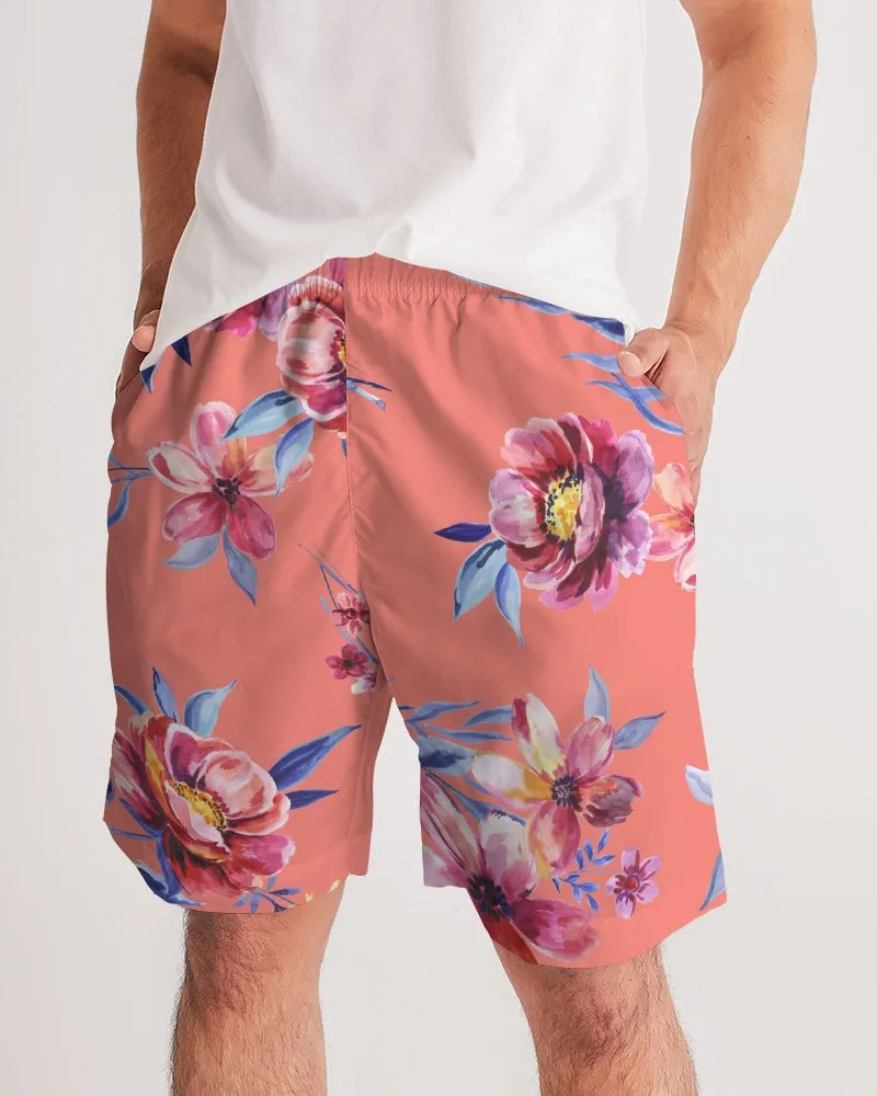 Forbidden Floral  Men's Jogger Shorts