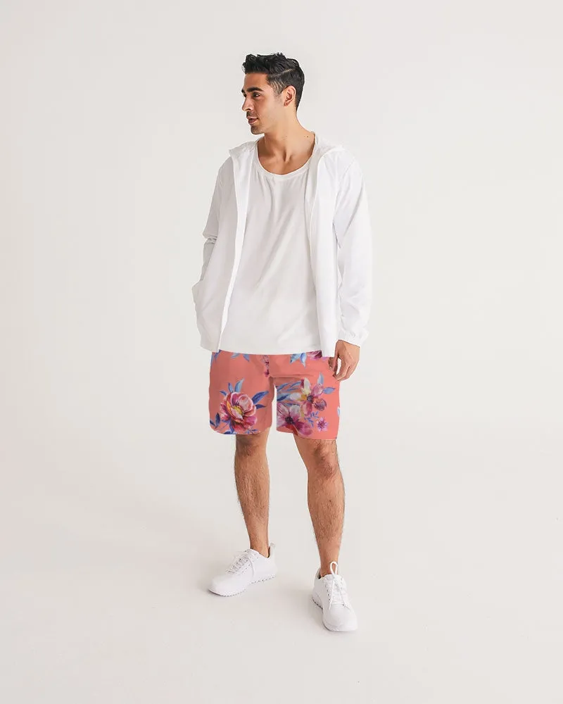 Forbidden Floral  Men's Jogger Shorts