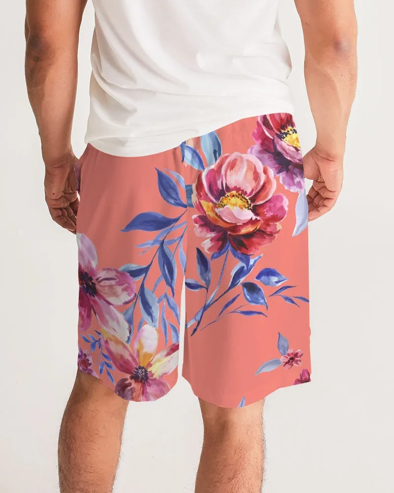 Forbidden Floral  Men's Jogger Shorts
