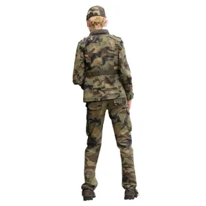 Free Army Brand Women's Camouflage Pants Pockets Cotton Casual Loose Full Length Cargo Women Pants Winter Outer Wear GK-918