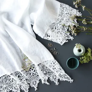 Frida Guest Towel - White