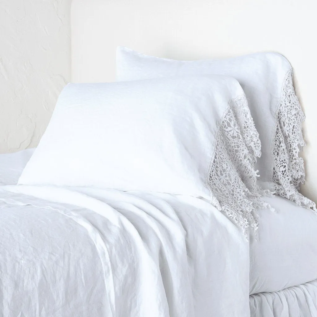 Frida Pillowcase - White - King