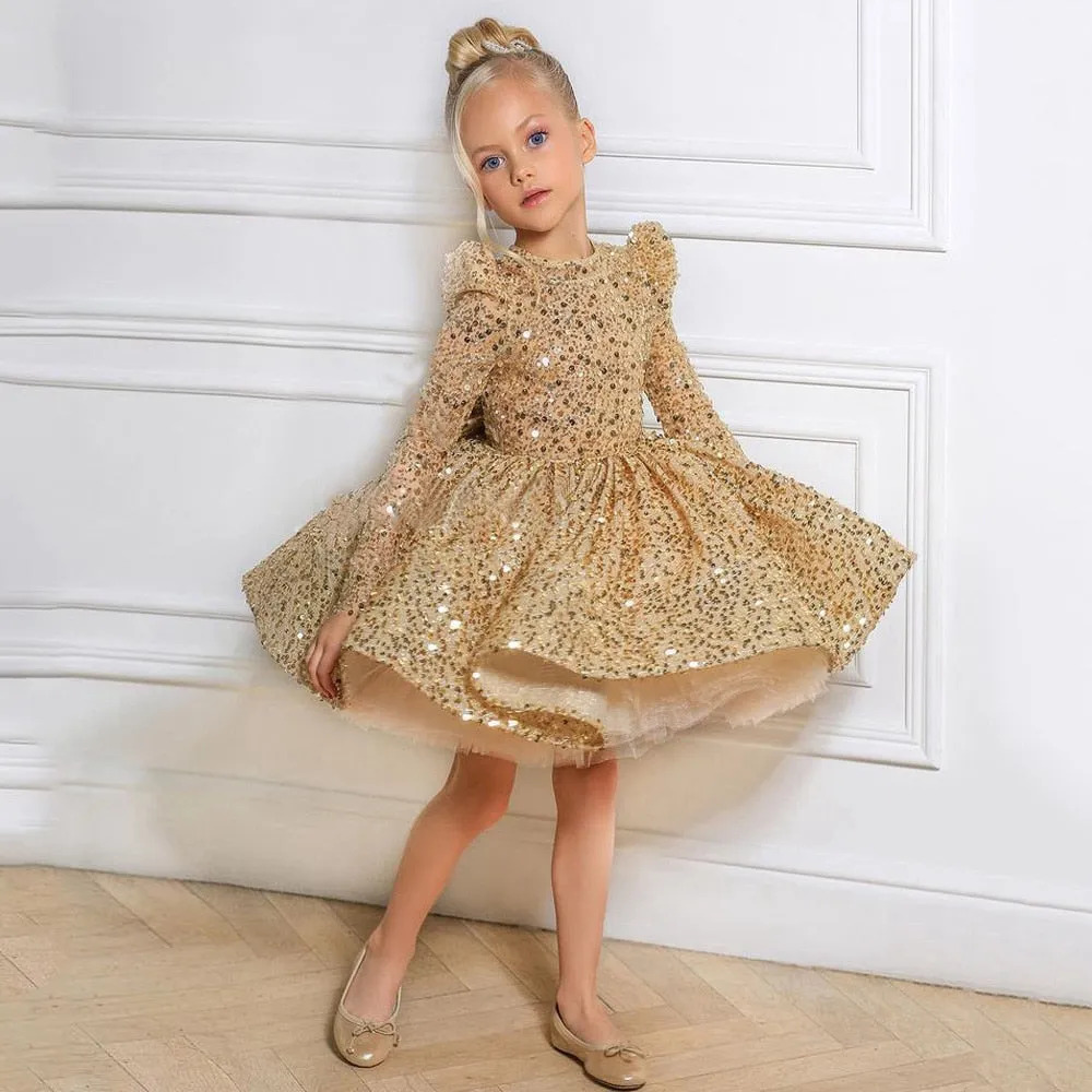 Girl Dress Long Sleeves