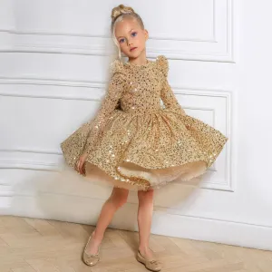 Girl Dress Long Sleeves