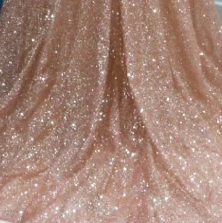 Glitter Sequin Rose Gold Long Prom Dresses Sexy Spaghetti Straps Backless Arabic Evening Gowns Women Formal Party Dress