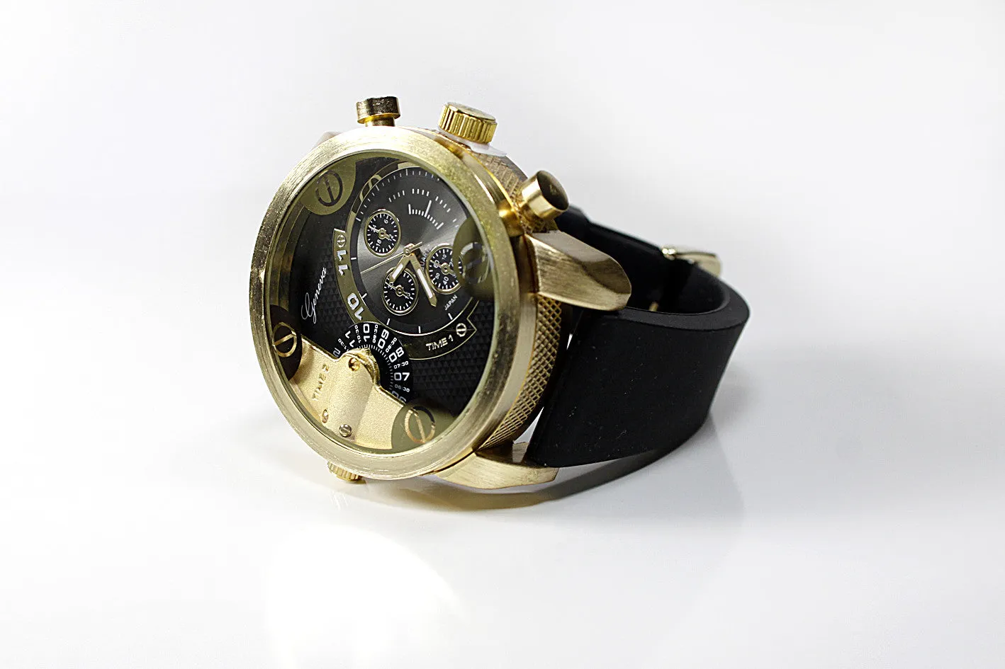 Gold Black (Little Daddy Style) Watch