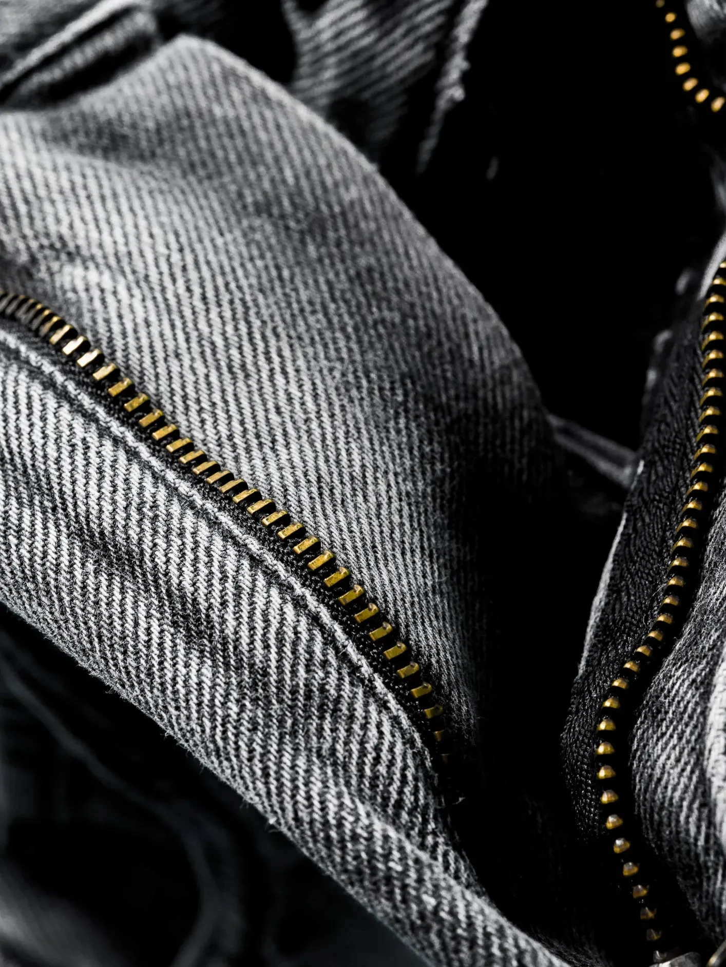 Guram Denim Pants - Grey