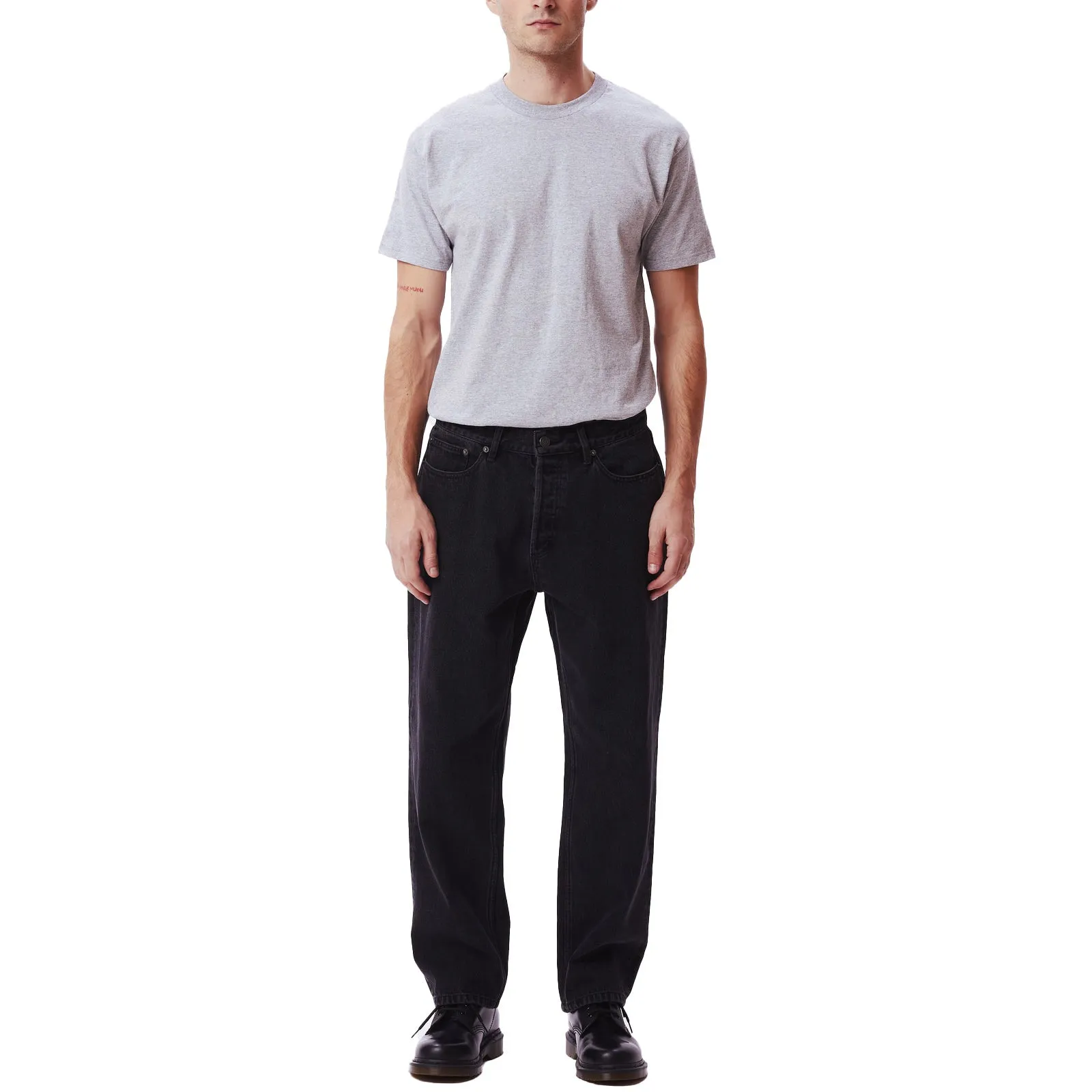 Hardwork Denim Pants Faded Black