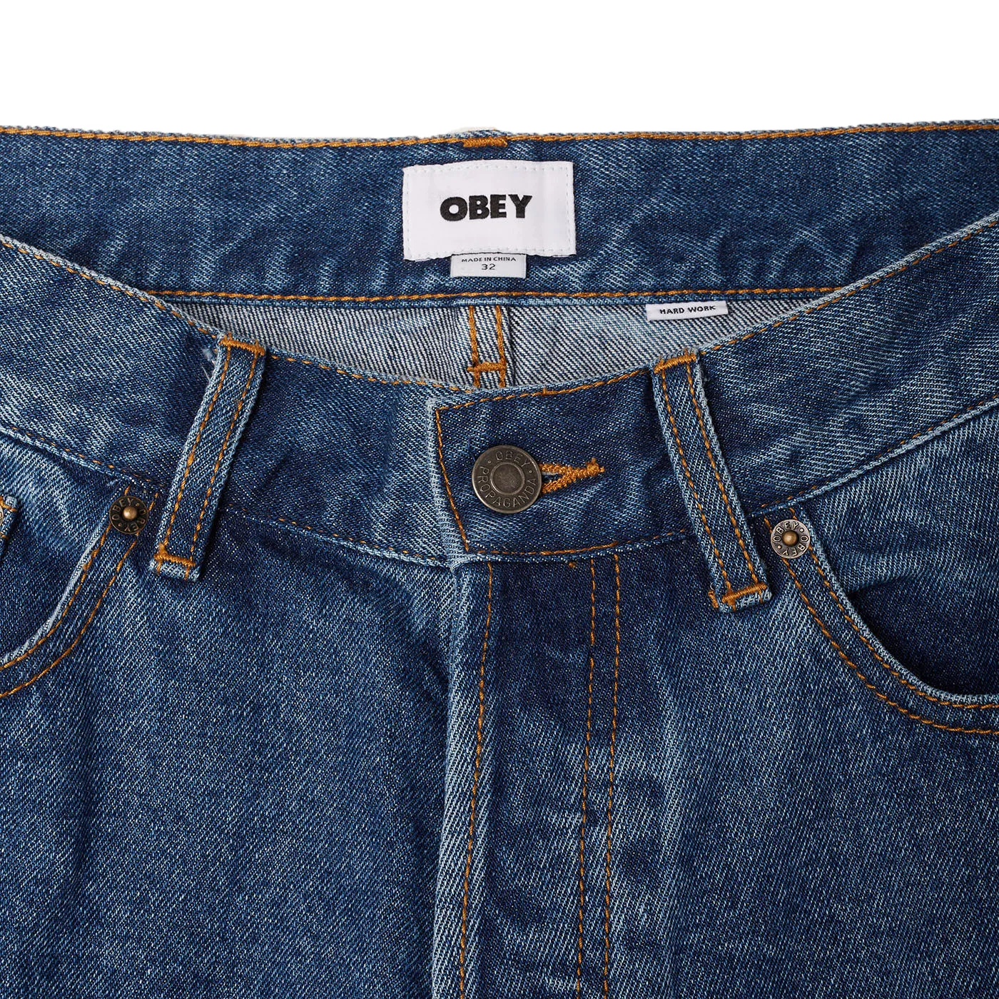 Hardwork Denim Pants Stonewash Indigo