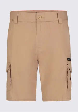 Hiero Men's Shorts with Cargo Pockets in Tan - BM24270