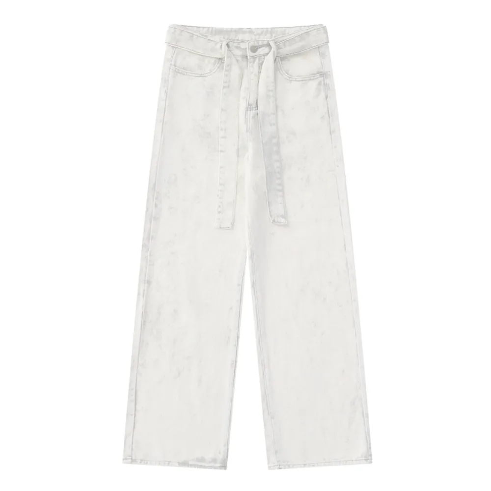 High Street Tie Dye Washed Baggy Jeans
