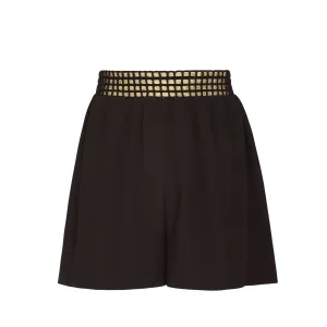 High Waisted Shorts - Black