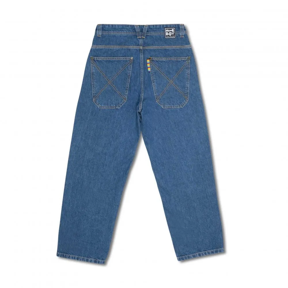 Homeboy Pant X-tra MONSTER Jeans - Washed Blue