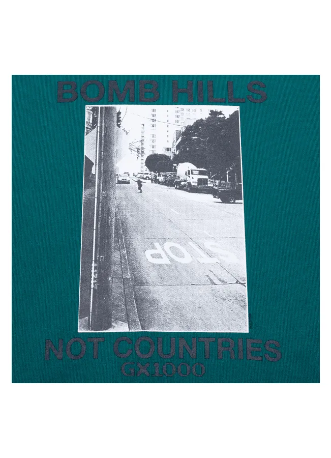 Hoodie GX1000 Bomb hills - Emerald
