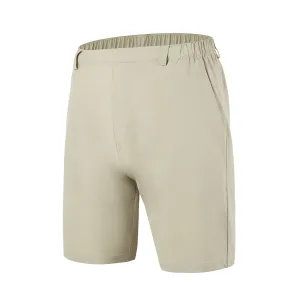 HUGE SPORTS One For All Men's Workout Commute Shorts - Khaki