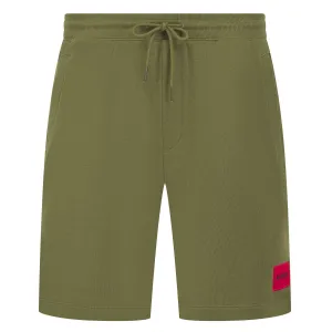 HUGO DIZ222 COTTON-TERRY REGULAR-FIT SHORTS