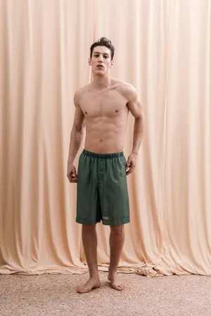 Iberis Long Boxer Shorts Khaki