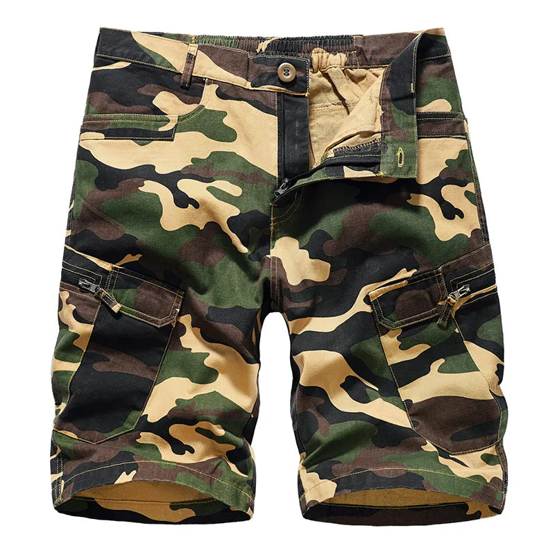 INSTOCK- Men's workwear camouflage casual shorts