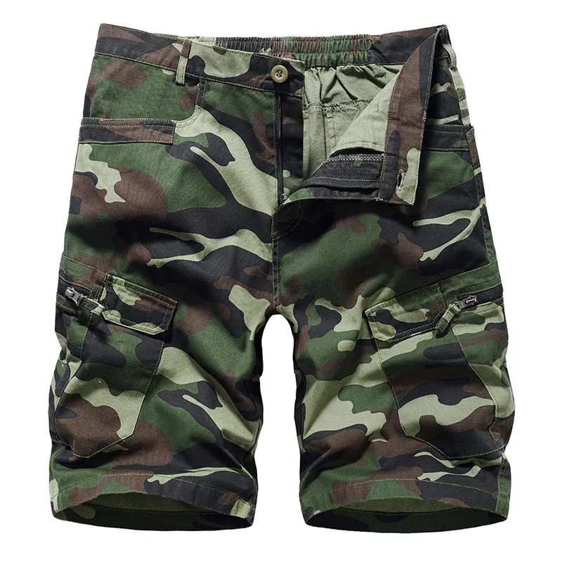 INSTOCK- Men's workwear camouflage casual shorts