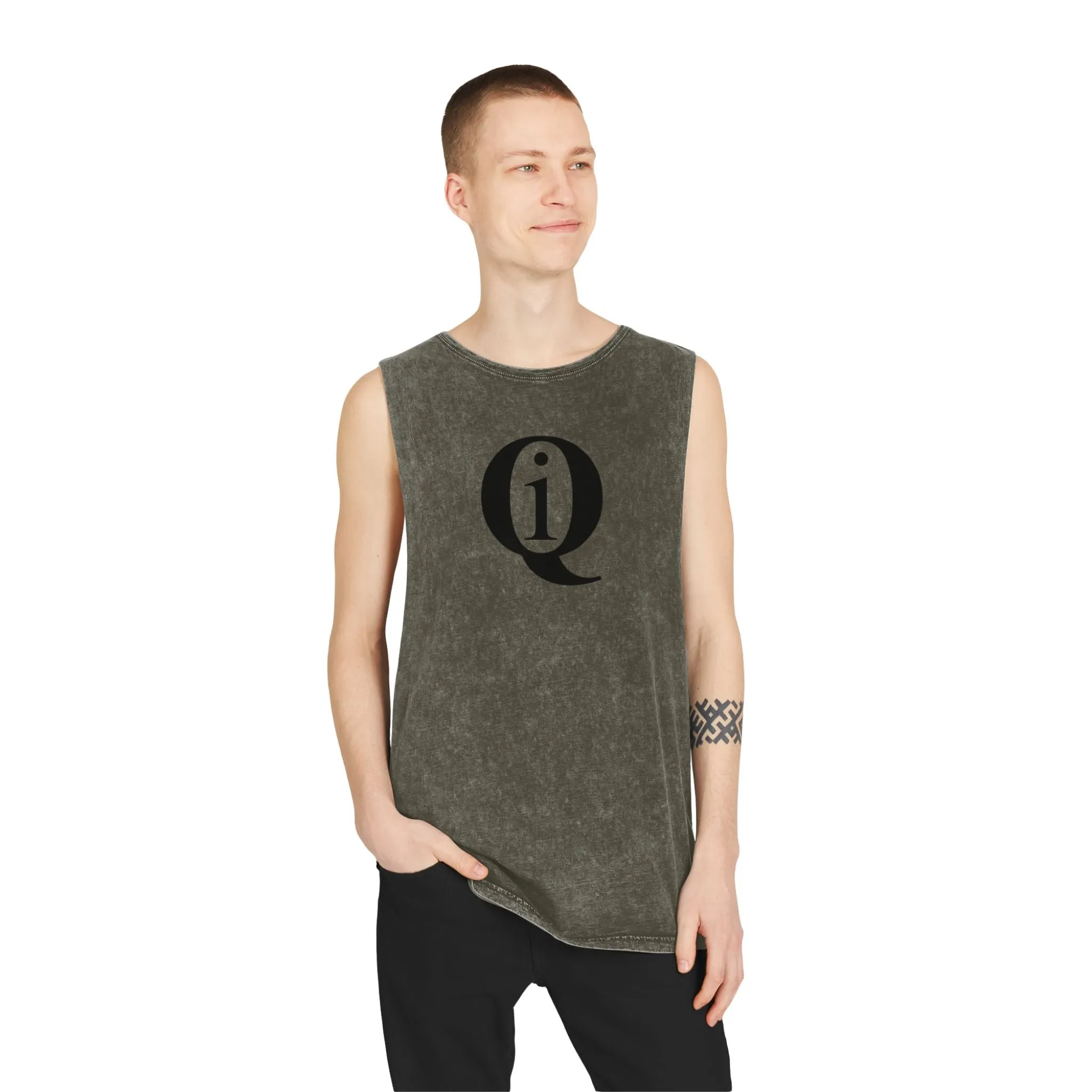 IQ Fashion | Unisex Stonewash Tank Top