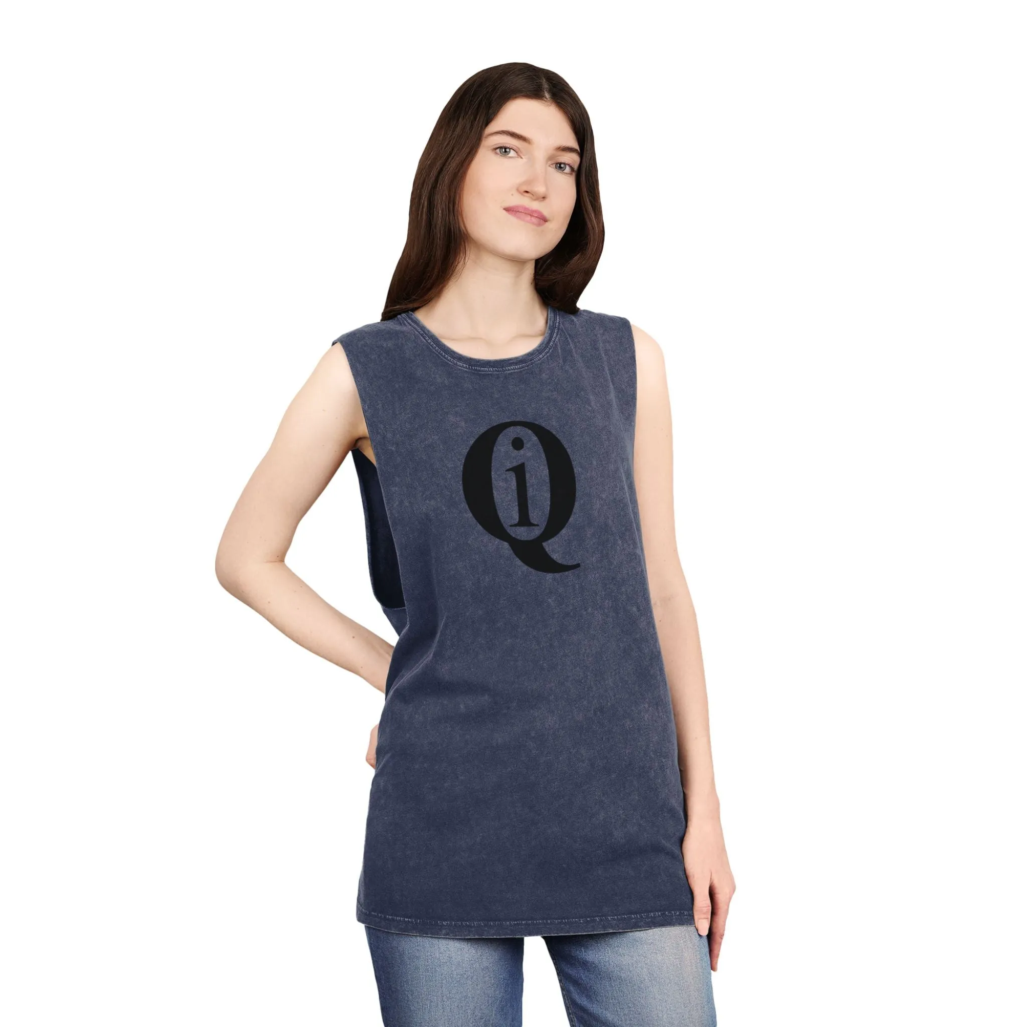 IQ Fashion | Unisex Stonewash Tank Top