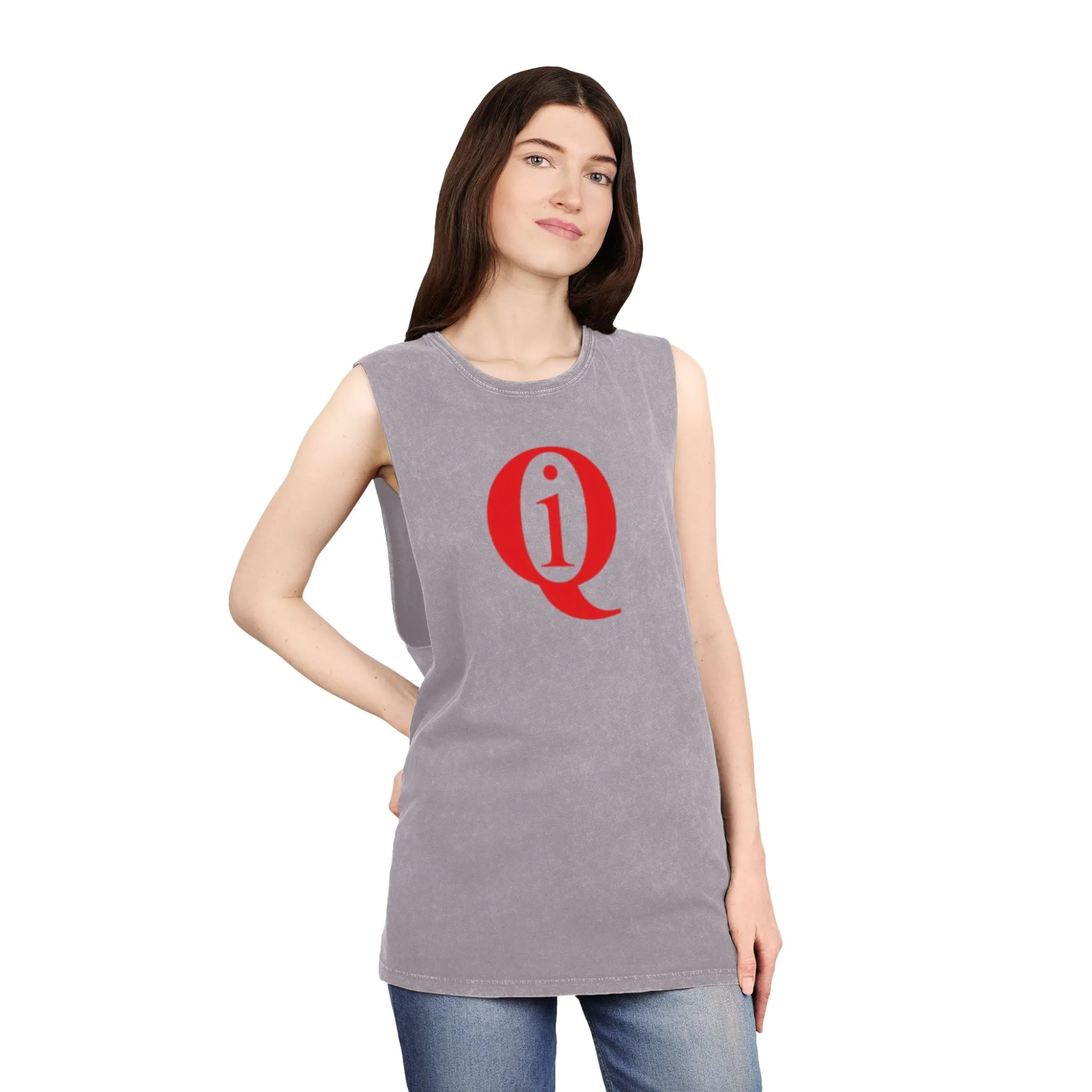 IQ Fashion | Unisex Stonewash Tank Top