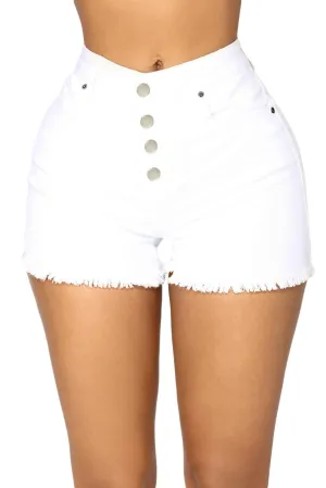 Kelsie High Waist Denim Shorts