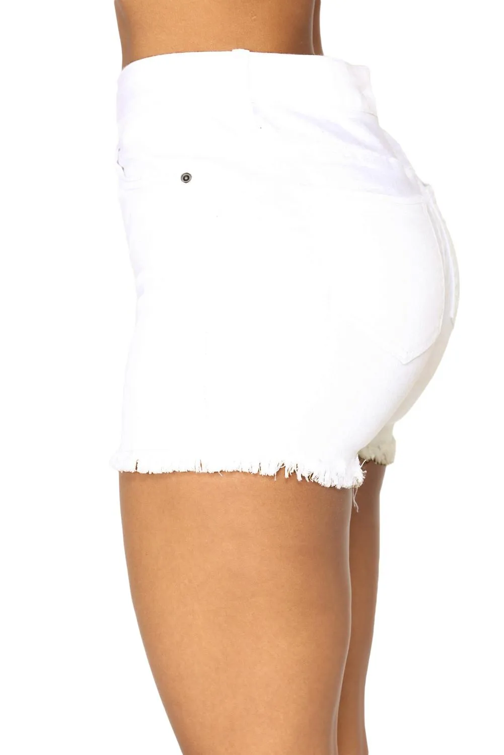 Kelsie High Waist Denim Shorts