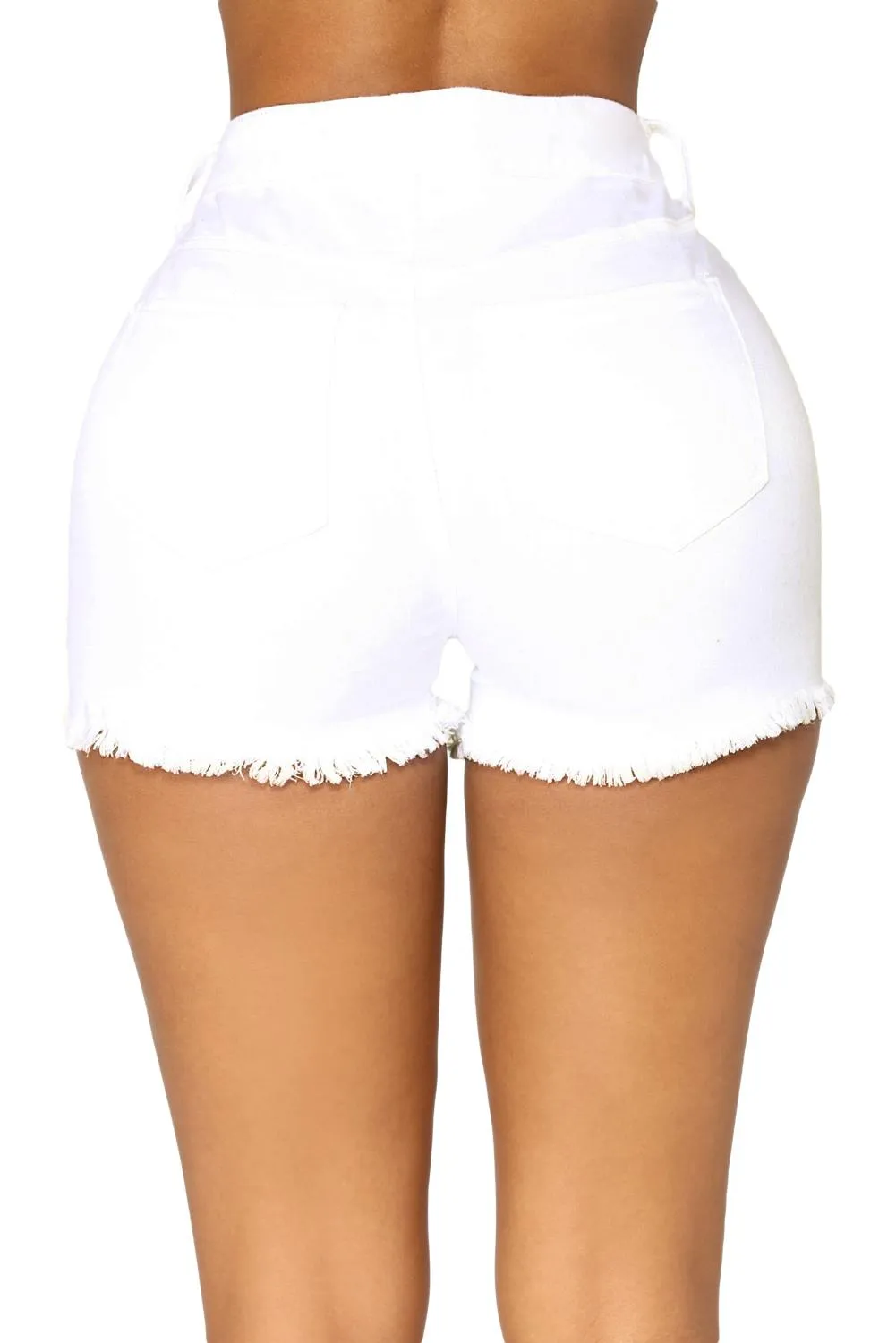 Kelsie High Waist Denim Shorts