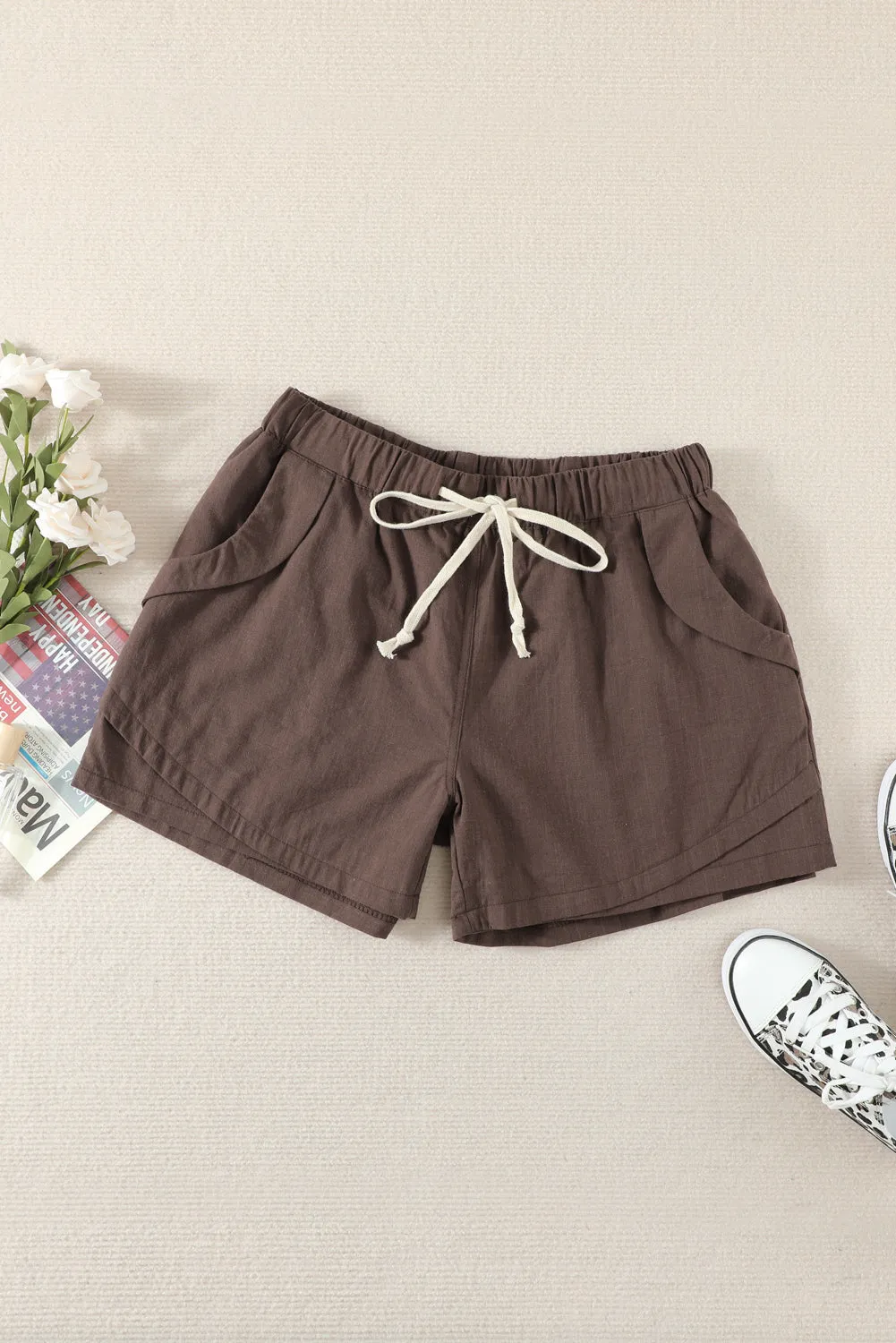 Khaki Faylin Shorts