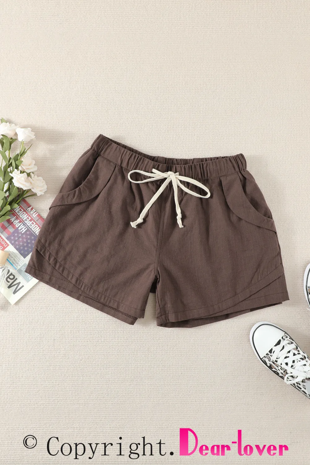 Khaki Faylin Shorts