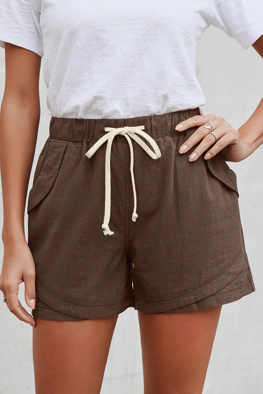 Khaki Faylin Shorts