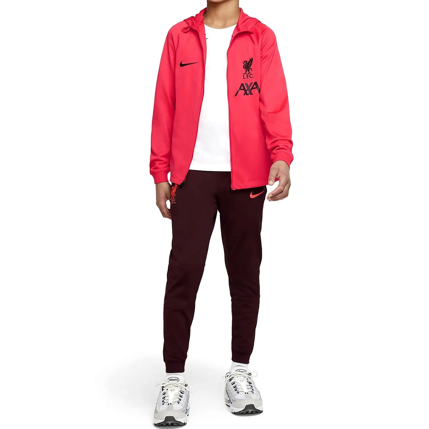 Kids - Liverpool training presentation hooded tracksuit 2022/23 - Nike