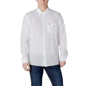 Lacoste Men's White Linen Shirt