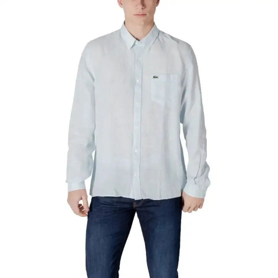 Lacoste Men's White Linen Shirt