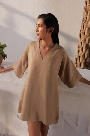 Laos Dress (Sand)