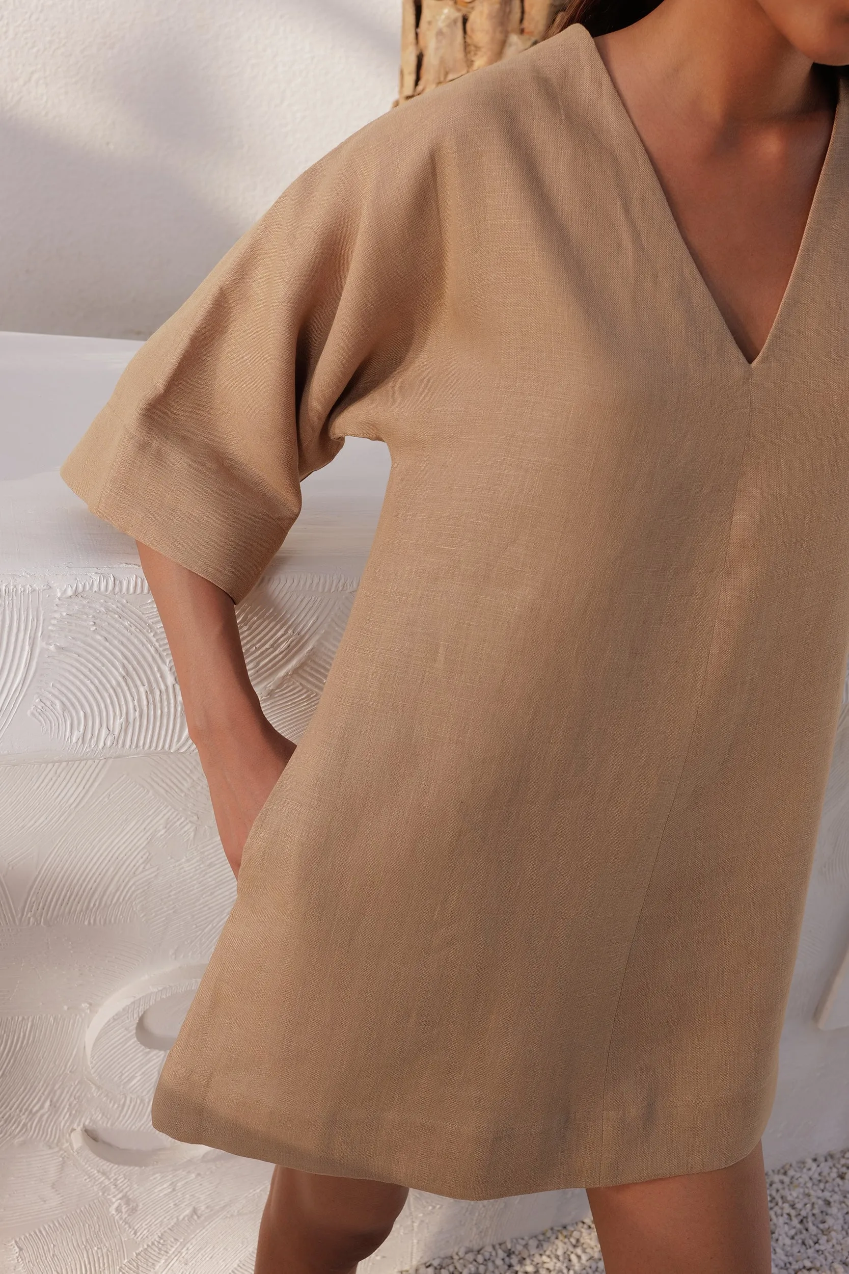 Laos Dress (Sand)