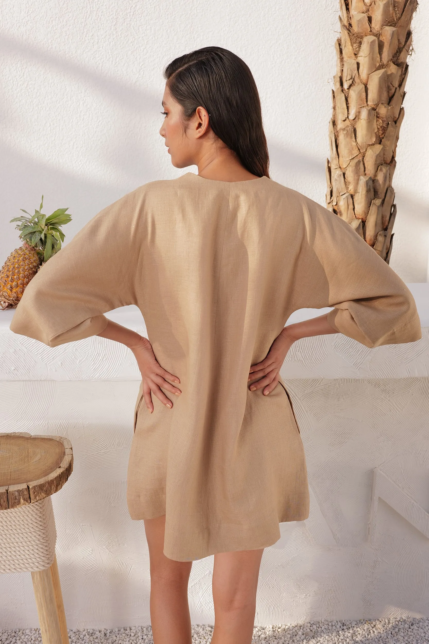 Laos Dress (Sand)