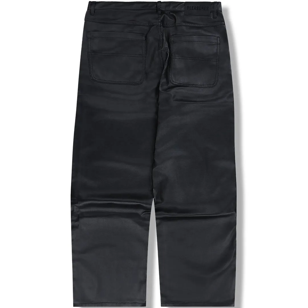 LATEX FORMULA BAGGY JEANS (Black)