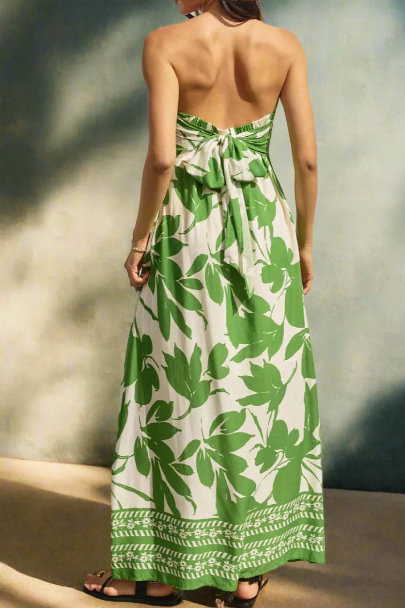 Leafy Maxi Dress