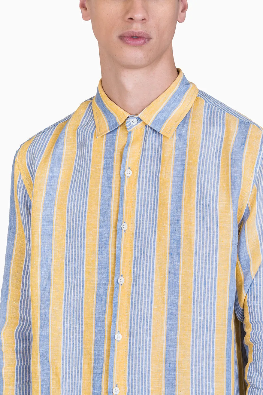 Linen Daryl Shirt-Vern Yellow