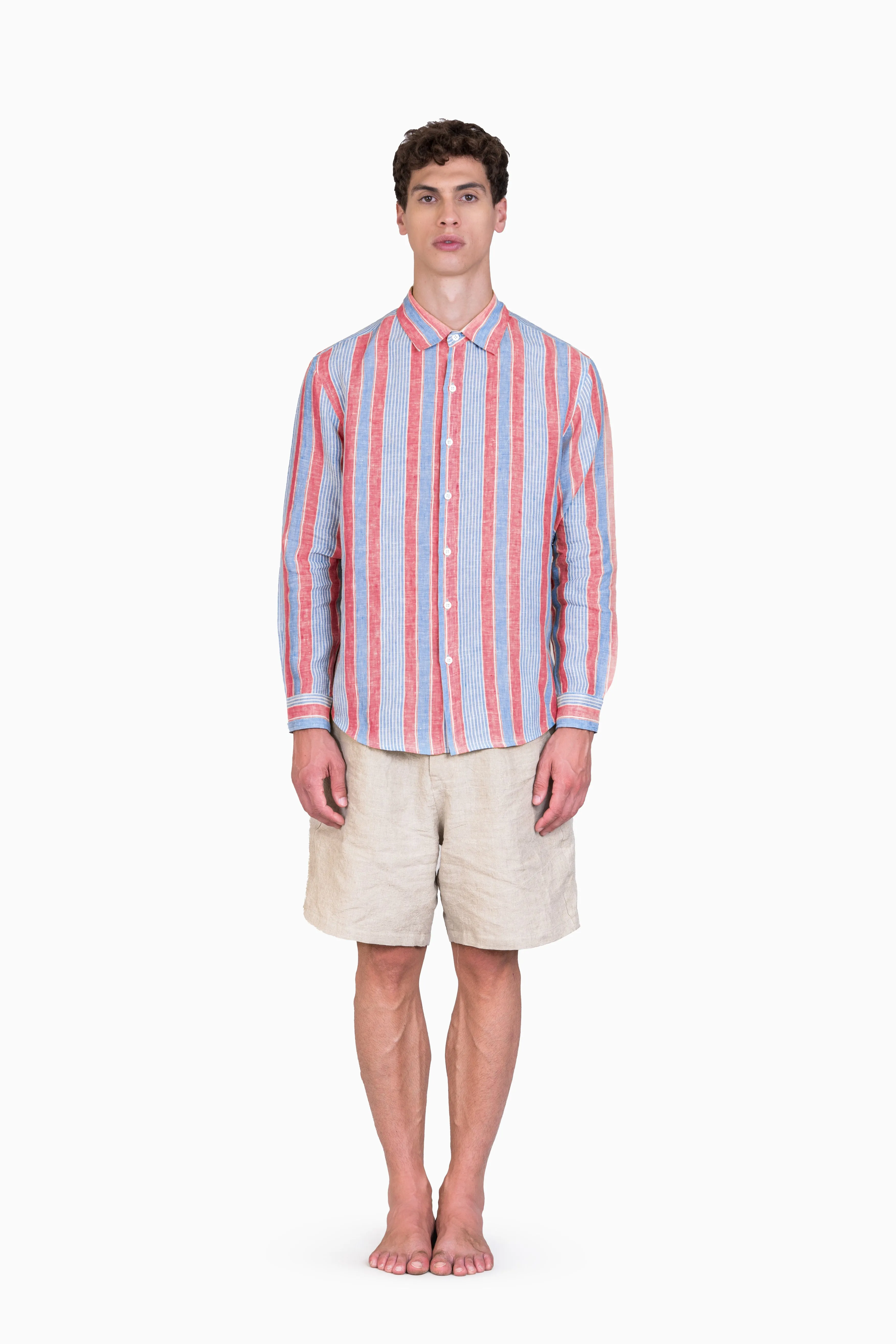 Linen Daryl Shirt-Vern Yellow
