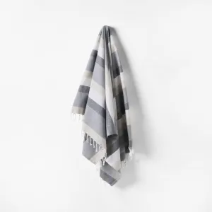 Linen House Hammam Towel 100x180 Williamstown Charcoal
