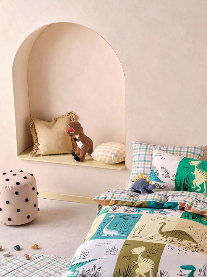 Linen House Multi Prehistoric Patchwork Duvet Cover Set