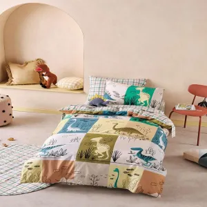 Linen House Multi Prehistoric Patchwork Duvet Cover Set