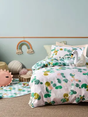 Linen House Swanning Around Teal Duvet Cover Set