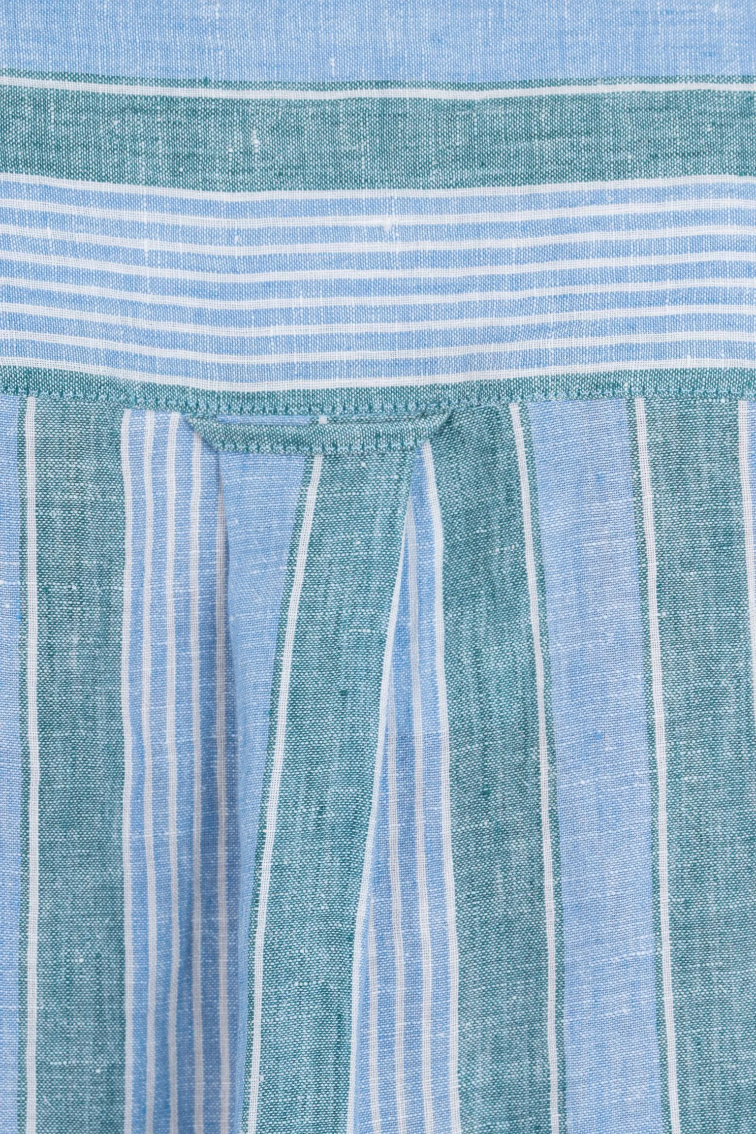 Linen Trevor Shirt-Vern Green