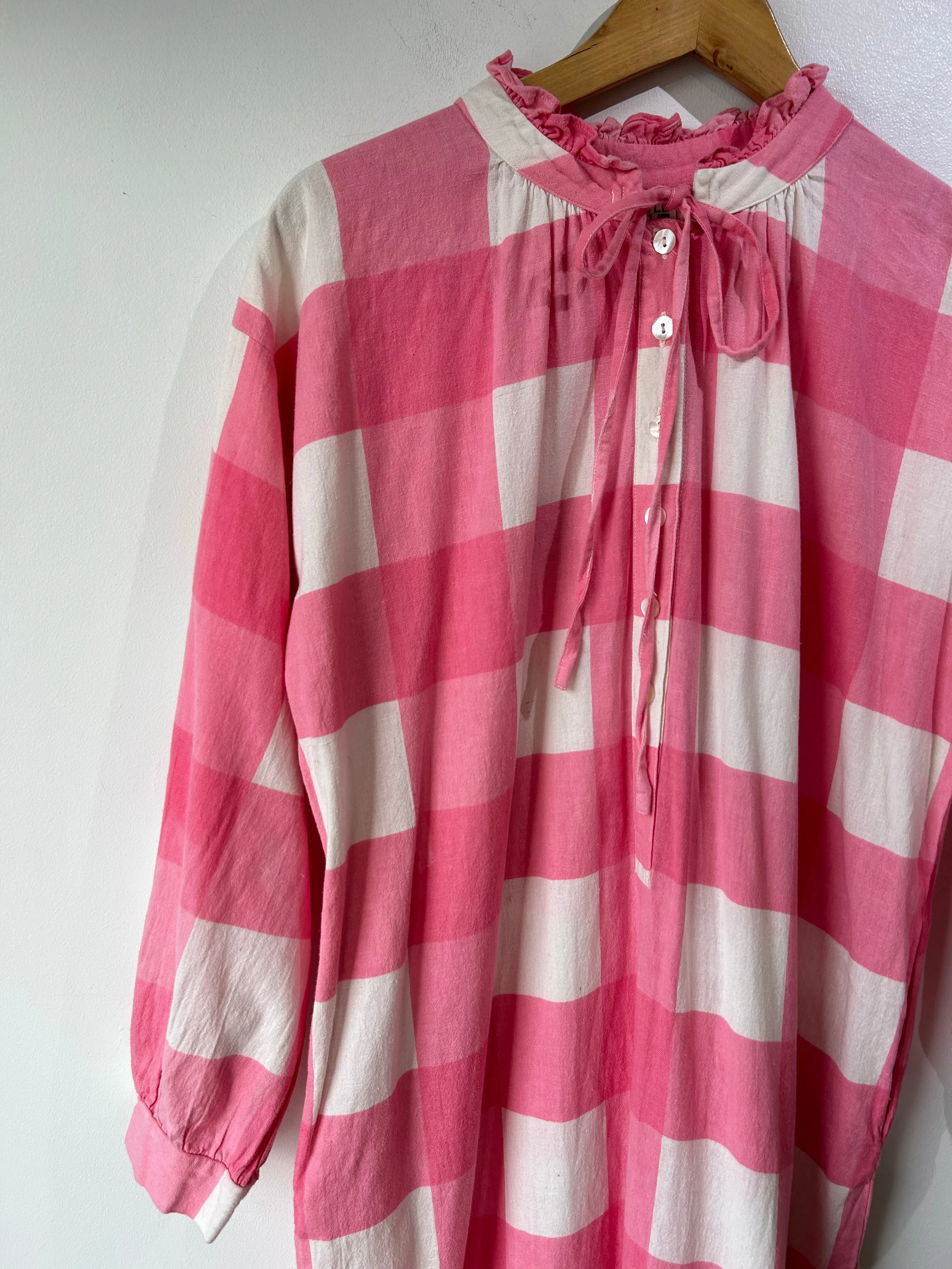 Little Tienda Pink Gingham Dress